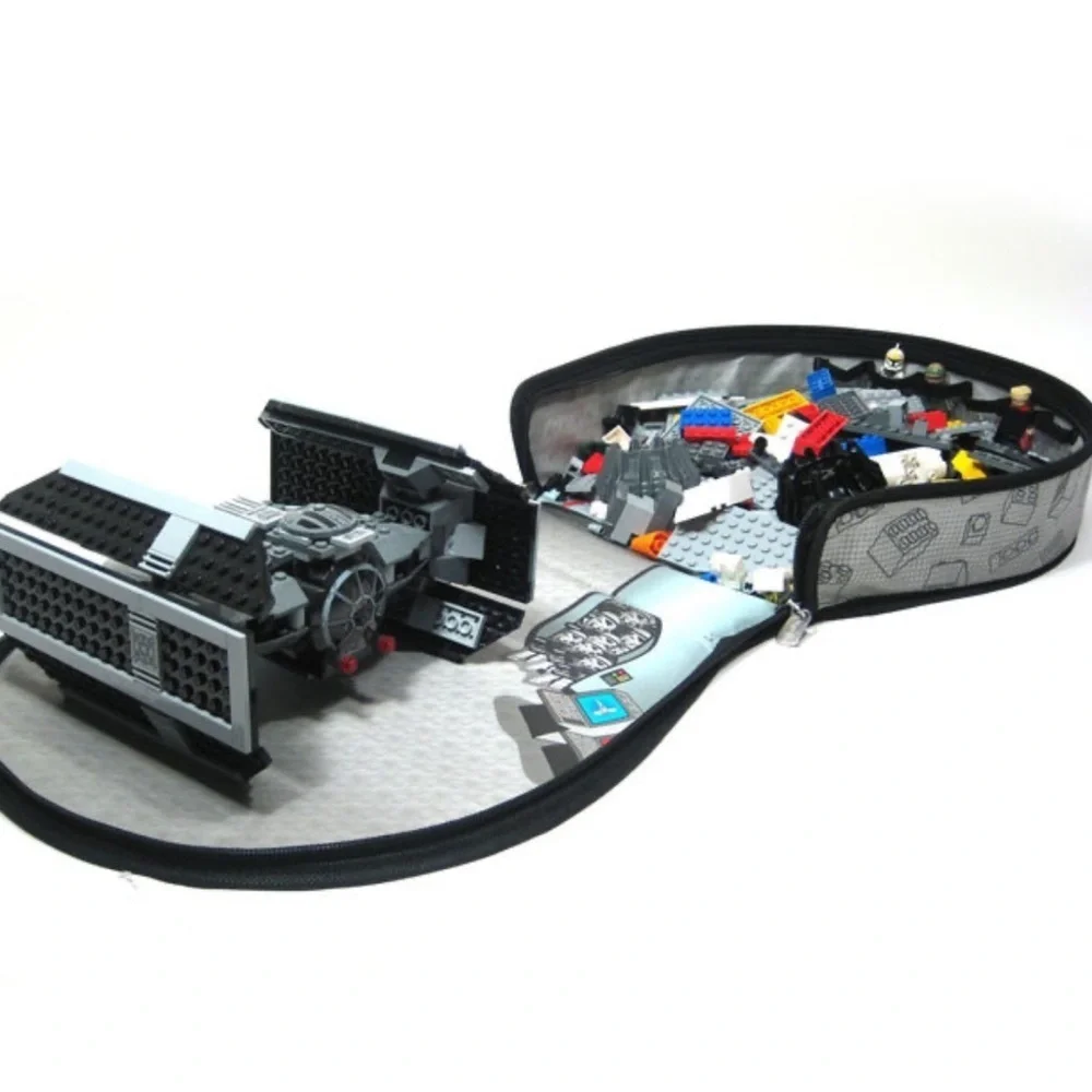 Lego Star Wars zipbin Death Star transforming toy box storage & play set NEW